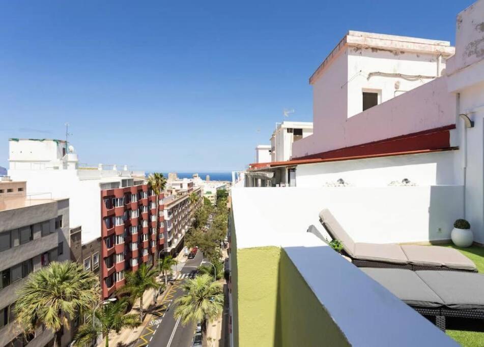 Atico Centro De Sc, Vistas, Aire Acondicionado!!! Apartment ซานตาครูซ เด เตเนริเฟ ภายนอก รูปภาพ